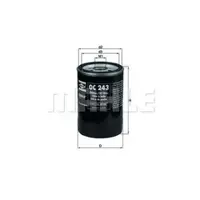 Filtru ulei MAHLE ORIGINAL OC 243