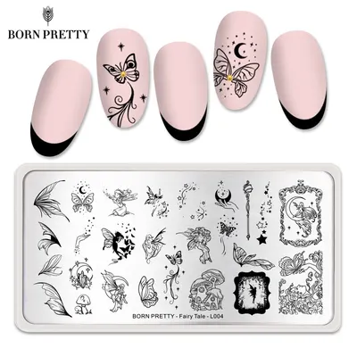 Matrita unghii metalica, Born Pretty, Fairy Tale-L004