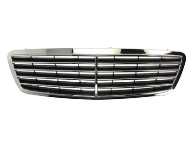Grila fata potrivit MERCEDES Clasa C T-MODEL S203, C W203 2000-2004 - AVANTGARDE, negru/crom