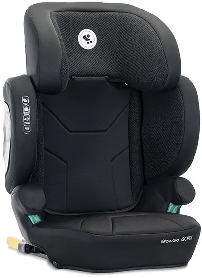 Scaun auto pliabil Lorelli Premium - Growgo, cu IsoFix, i-Size, 100-150 cm, Negru