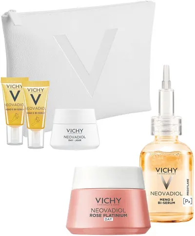 Vichy Neovadiol Set - Set Meno 5 BI și Cremă de zi Rose Platinum, 30 + 50 ml