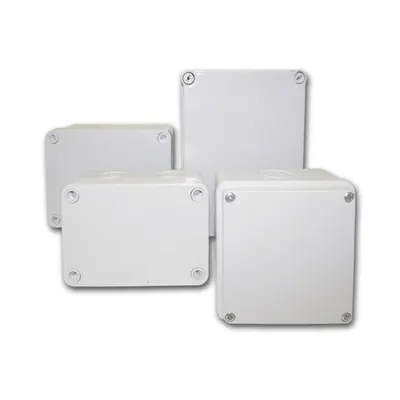 Doze Etanșe Patrate cu Predecupări – Capac Prin Înșurubare Rapidă Ip55 - Tip 120x80