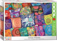 Puzzle Eurographics din 1000 de piese - Indian Pillows