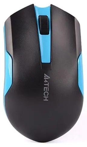 Mouse A4Tech - V-Track G3-200N, optic , wireless , negre /albastru