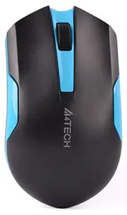 Mouse A4Tech - V-Track G3-200N, optic , wireless , negre /albastru