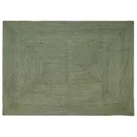 vidaXL Covor de zonă Verde măsliniu 200 x 290 cm Iută