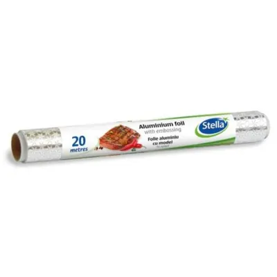 Folie din Aluminiu pentru Alimente, Embosata, Stella, 20 m