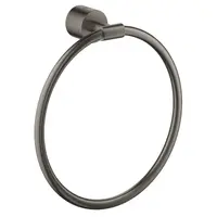 Inel prosop Grohe Atrio 40307AL3, montare pe perete, 200 mm, fixare ascunsa, pivotant, mat, Hard graphite