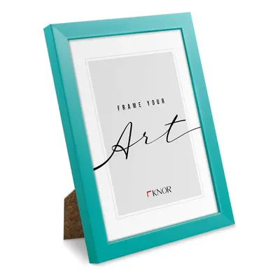 Ramă foto turcoaz de agățat 32x42 cm – knor