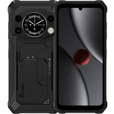 Telefon Fossibot F117, 4G, Dual SIM, 6.75 120Hz, 8-Core T615, 8GB RAM, 256GB,NFC, 10000mAh, Android 15, Black