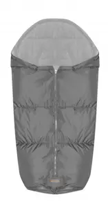 Sac termic de iarna impermeabil pentru carucior cu captuseala polar fleece Grey