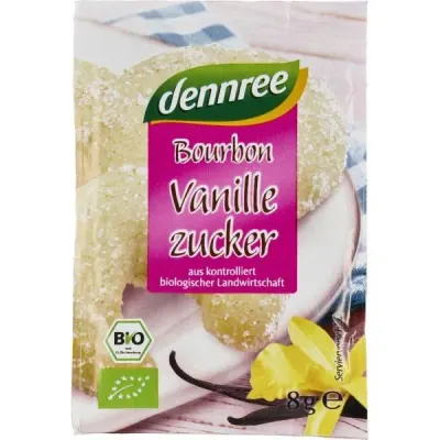 Zahar vanilat Bourbon, 3x8g - Dennree