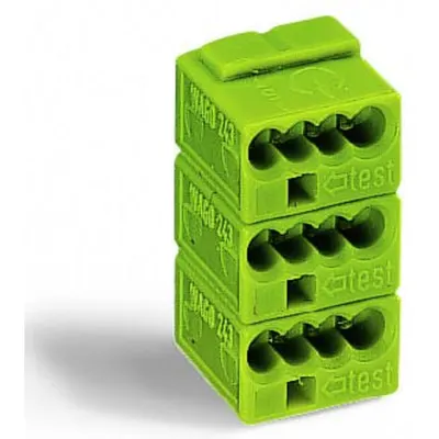 4-conductor modular PCB connector; for individual solder pins; 0.8 mm Ø; Pin spacing 5.75 mm; 4-pole; orange