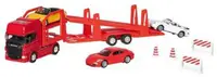 Set joc Welly - Transportor auto Scania V8