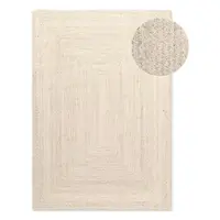 Covor crem reversibil/țesut manual din iută 160x230 cm Juno – Hanse Home