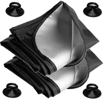UB Set 2 Prelata protectie parbriz cu 2 fete Iarna / Vara 70 x 145 cm