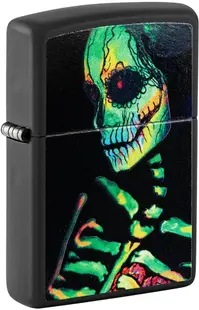 Brichetă Zippo - Sugar Skeleton Design, Glow in Dark