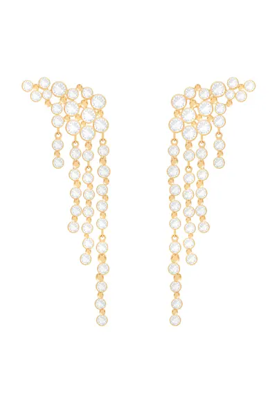 Cercei placati cu aur 18K Sparkling