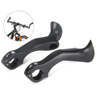 Mâner biciclete de oraș ergonomic, unghi reglabil, negru