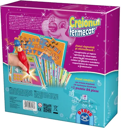 Joc interactiv - Creionul fermecat - Sa invatam alfabetul si numerele