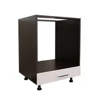 Corp pentru cuptor incorporabil cu sertar Sofia, wenge/brad, fara blat, 60 x 82 x 57 cm