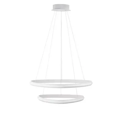 Lampa suspendata ARIES Dimabil Nisipiu Alb Aluminiu & Acrylic Dimabil LED 48 Wat 220-240 Volt 2363Lm 3000K IP20