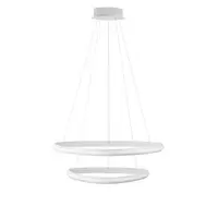 Lampa suspendata ARIES Dimabil Nisipiu Alb Aluminiu & Acrylic Dimabil LED 48 Wat 220-240 Volt 2363Lm 3000K IP20