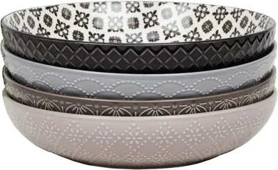 Set de boluri ceramice pentru paste Hestia - Retreat, 22 cm, 4 bucăți