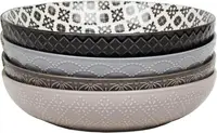 Set de boluri ceramice pentru paste Hestia - Retreat, 22 cm, 4 bucăți