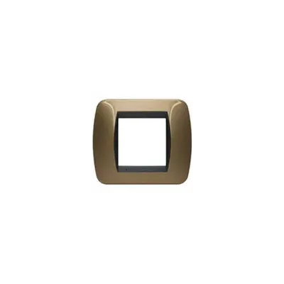 Placa ornament 4 module ocru metalizat Bticino Living