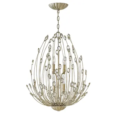 Corp de iluminat suspendat, lustra Tulah 4 Light Two Tier Chandelier