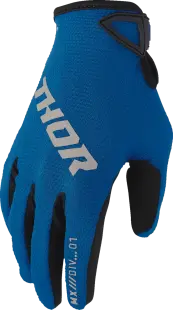Manusi atv cross Thor RideMode Static, culoare albastru negru, marime 2XL