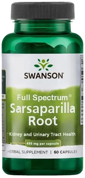 Sarsaparilla Root, 450 mg, 60 capsule, Swanson