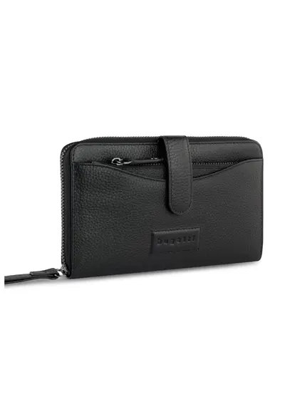 Portofel cu portchei dama - seria Elsa - 494626 - Negru