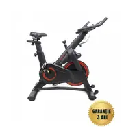 Bicicleta Spinning SEMI-PROFESIONALA TECHFIT SBK8000, Sistem Volanta 20 kg