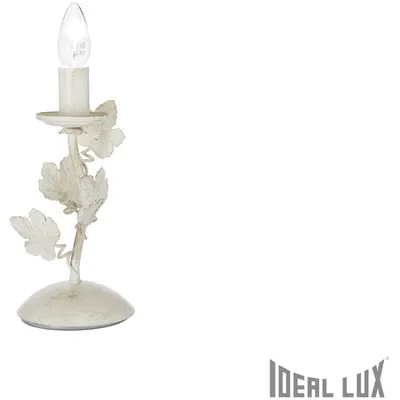 veioza Champagne, 1 bec, dulie E14, D:130 mm, H:350 mm, Alb