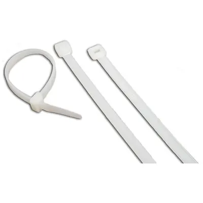 Colier Cablu Alb 3,6×300 – (100buc)