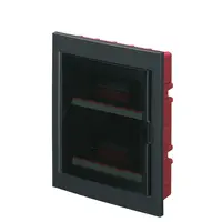 Ec630 Flush Mount. Enclosure 24 Mod. (2x12) Negru