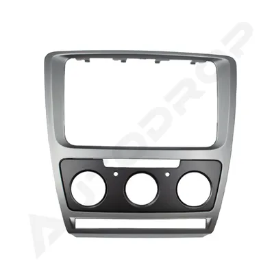 Ramă adaptoare Skoda Octavia 2 Facelift (Manual A C) 2009-2013 - fațetă 213 133 (RNS 510 RCD 330), montaj dedicat