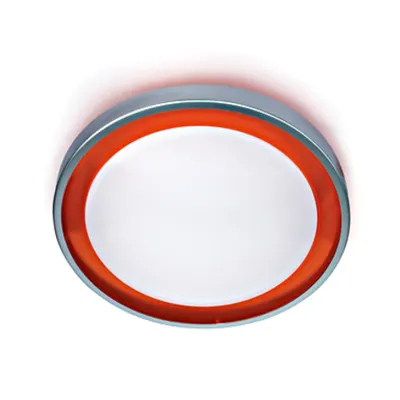 Iris-R 22W 2GX13, 230V, IP20, gri, ring orange
