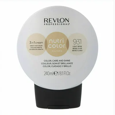 Vopsea permanentă, Revlon, Nutri Color 931, bej, 240 ml