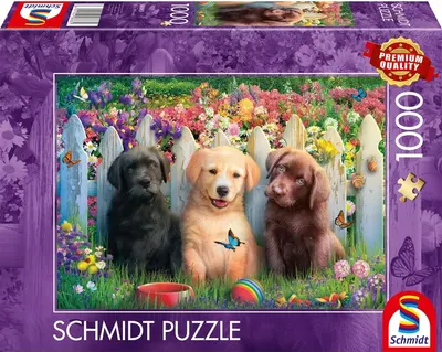 Puzzle Schmidt din 1000 piese - Căței drăguți