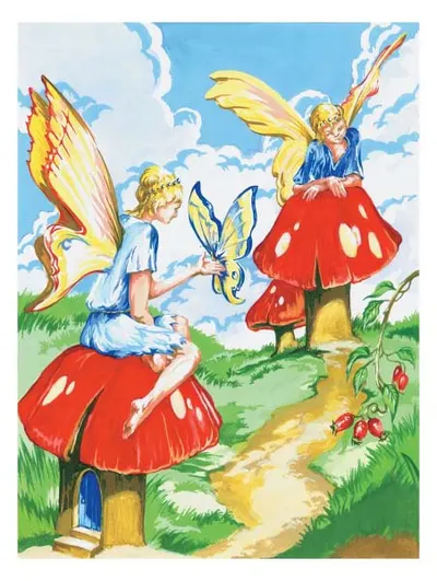 Set de pictură cu vopsele acrilice Royal - Zâne, 22 x 30 cm