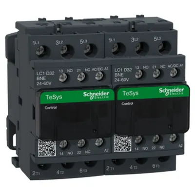 Contactor Tesys D Reversibil - 3P -= 440 V - 32 A Ac-3 - 24 - 60 V C.A/C.C Bobina