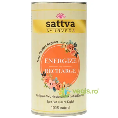 Sare de Baie Energizanta cu Sare Epsom Energize & Recharge 300g