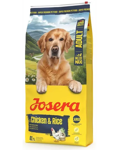 JOSERA Chicken with Rice Adult 2x12,5kg hrană ușor digerabilă pentru rase medii și mari