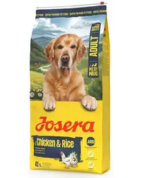 JOSERA Chicken with Rice Adult 2x12,5kg hrană ușor digerabilă pentru rase medii și mari