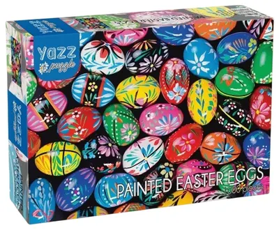 Puzzle Yazz Puzzle din 1000 piese - Ouă colorate de Paște