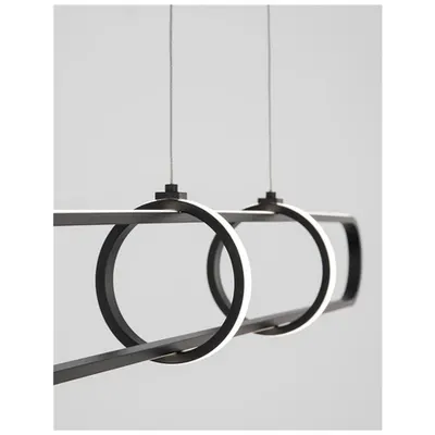 Lampa suspendata ARTE Mat Negru Aluminiu & Acrylic LED 31.2 Wat 230 Volt 2142Lm 3000K IP20