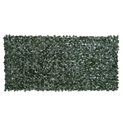 Outsunny Gard Artificial în Rolă pentru Balcon și Grădină din PE anti-UV, Gard Viu Fals cu Frunze, 300x150 cm, Verde | Aosom Romania